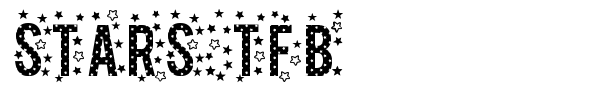 Stars TFB font preview